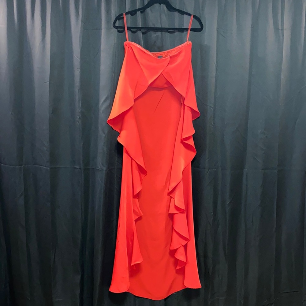 Strapless Cropped Long in the back Top